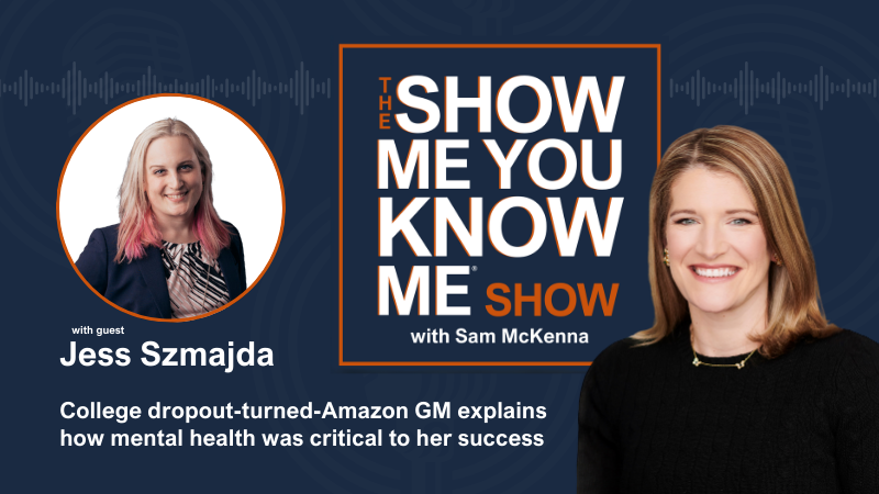 Jess Szmajda: College dropout-turned-Amazon GM explains how mental health was critical to her success